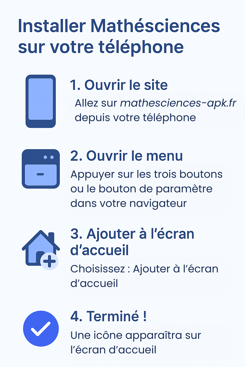 Guide d'installation de l'application
